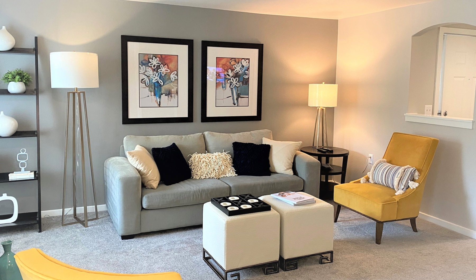 Open space living area with natural lighting Open space living area with natural lighting